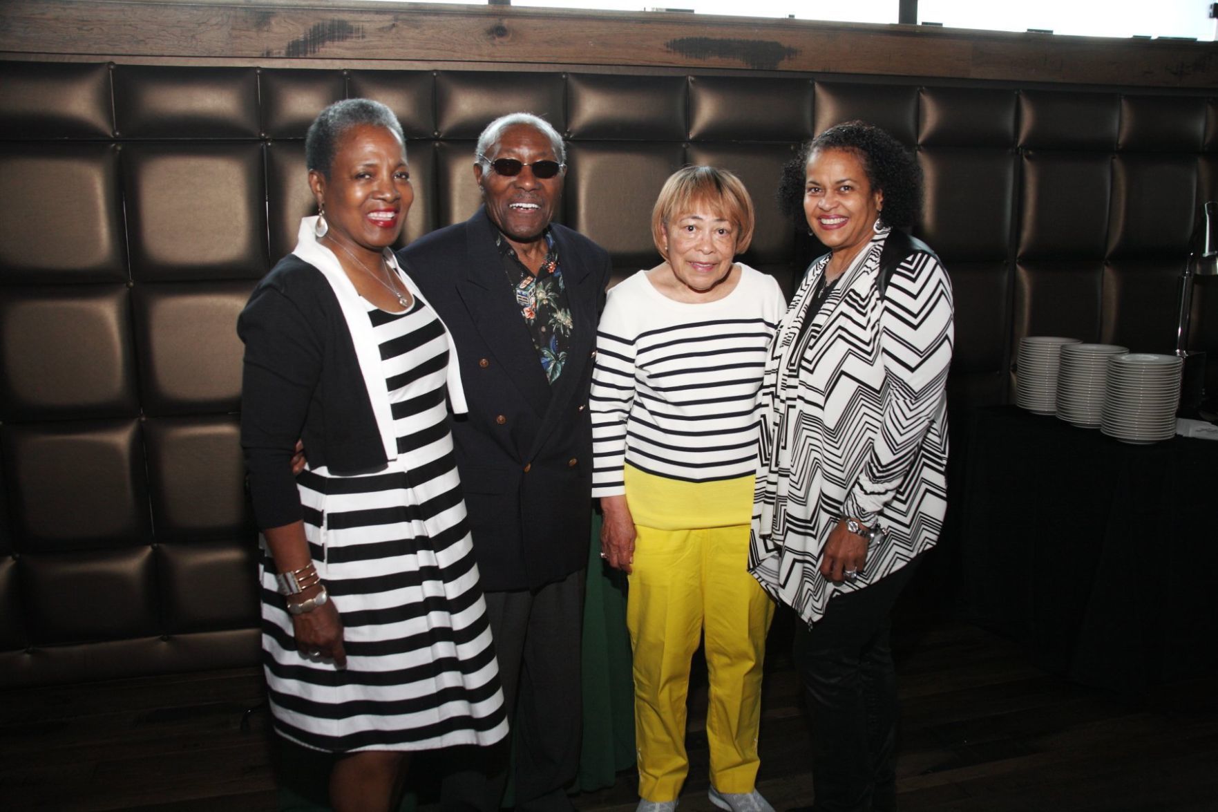 Diane and Floyd Hall Jr., Lula Hall, Phyllis Knight